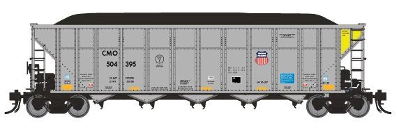 Rapido 169023 HO Scale AutoFlood III RD Coal Hopper Union Pacific UP/CMO 6 Pack