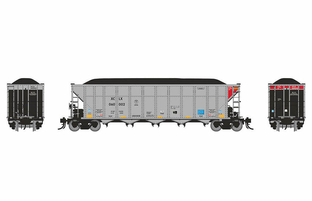 Rapido 169041A HO Scale AutoFlood III RD Coal Hopper Xcel Energy XCLX Single