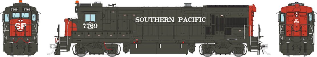Rapido 18570 HO Scale GE B36-7 Southern Pacific SP 7769 with DCC and Sound