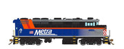 Rapido 19012 HO Scale EMD F59PH Chicago Metra 99 (Silent/DC) - USED