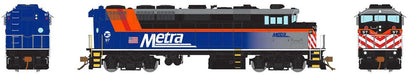 Rapido 19012 HO Scale EMD F59PH Chicago Metra 99 (Silent/DC) - USED