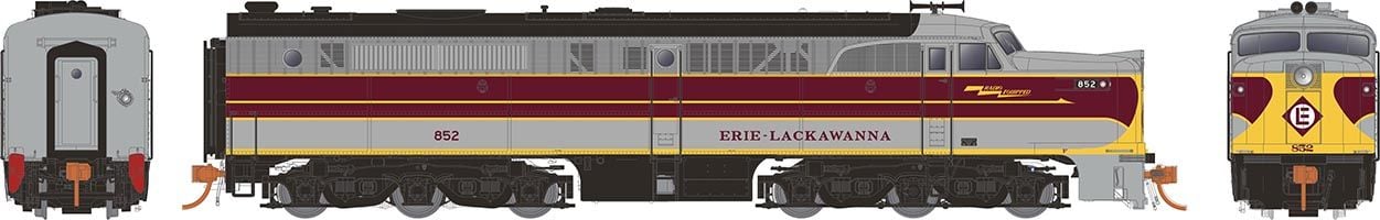 Rapido 23049 HO Scale ALCo PA-1 Diesel Erie Lackawanna EL 855