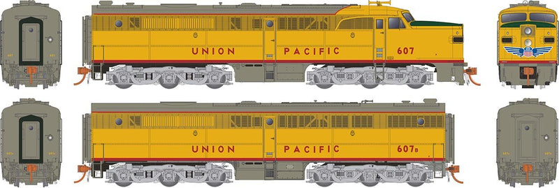 Rapido 23066 HO Scale ALCo PA-1 / PB-1 Diesel Set Union Pacific UP 607/607B