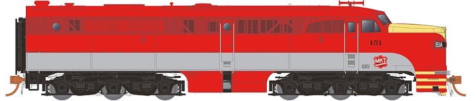 Rapido 23557 HO Scale ALCo PA-1 Diesel Missouri Kansas Texas M-K-T 153C (DCC and Sound)