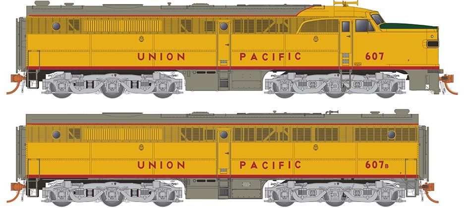 Rapido 23566 HO Scale ALCo PA-1 / PB-1 Union Pacific UP 607/607B (DCC and Sound)