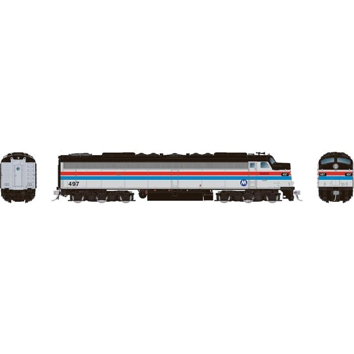 Rapido 28306 HO Scale EMD E8A with HEP Metro North 497
