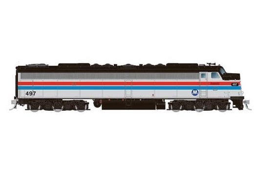 Rapido 28306 HO Scale EMD E8A with HEP Metro North 497