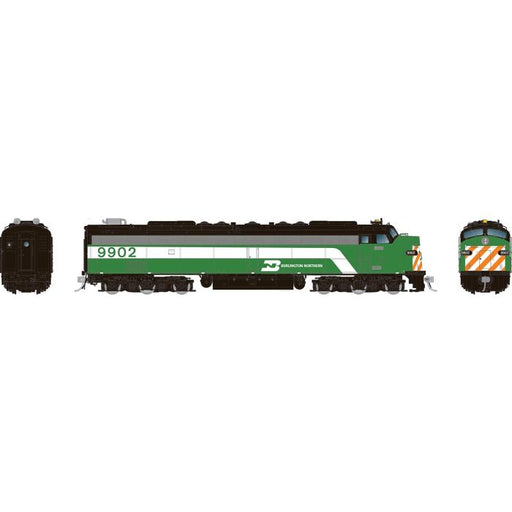 Rapido 28811 HO Scale EMD E8A with HEP Burlington Northern BN 9904 DCC and Sound