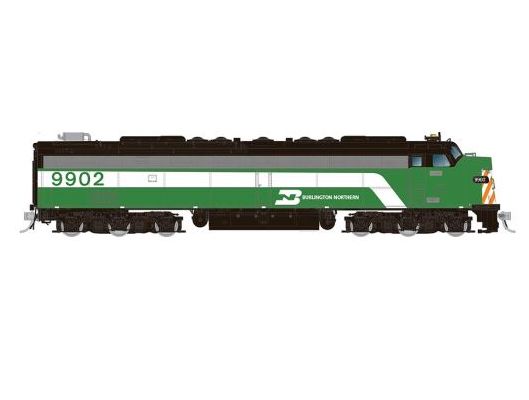 Rapido 28811 HO Scale EMD E8A with HEP Burlington Northern BN 9904 DCC and Sound