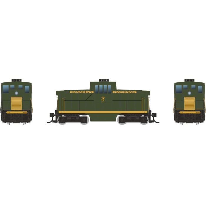 Rapido 48008 HO Scale GE 44 Tonner Canadian National "Green" CN 2