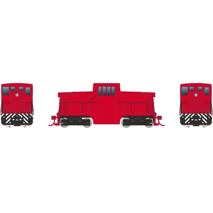 Rapido 48533 HO Scale GE 44 Tonner Phase IVa Unlettered "Red" DCC & Sound
