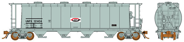 Rapido Trains 127010 HO Scale 3800 Cylindrical Hopper Procor Flying P Car # Varies