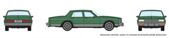 Rapido 800002 HO Scale 1980's Chevrolet Caprice Sedan: Green