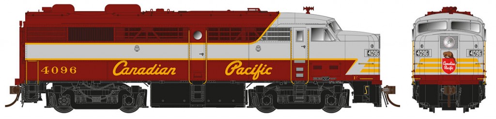 Rapido Trains 21526 HO Scale ALCo MLW FPA2 Canadian Pacific "Script" CPR #4096 [DCC & Sound]
