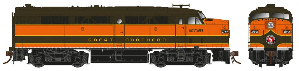 Rapido Trains 21032 HO Scale ALCo FPA2, Great Northern "Empire Builder" GN #277A