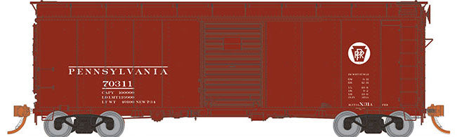 Rapido Trains 123001A HO Scale X31A Single Door Boxcar Circle Keystone Pennsylvania PRR # Varies