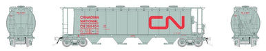Rapido Trains 127023A HO Scale NSC 3800 Cylindrical Hopper "Delivery" Canadian National CN Single #3