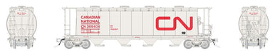 Rapido Trains 127024A HO Scale NSC 3800 Cylindrical Hopper "Wet Noodle" Canadian National CN Single