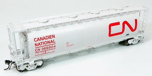 Rapido Trains 127024A HO Scale NSC 3800 Cylindrical Hopper "Wet Noodle" Canadian National CN Single