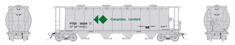 Rapido Trains 127032A HO Scale NSC 3800 Cylindrical Hopper Canpotex PTEX Single #2