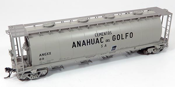 Rapido Trains 127033A HO Scale  NSC 3800 Cylindrical Hopper Cementos Anahuac del Golfo ANGXX Single