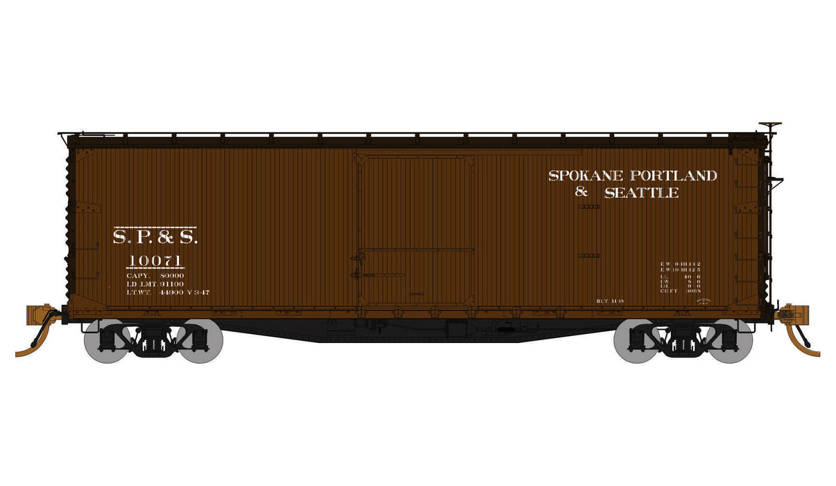 Rapido Trains 130111A HO Scale 40' USRA Boxcar Spokane Portland and Seattle SP&S # Varies