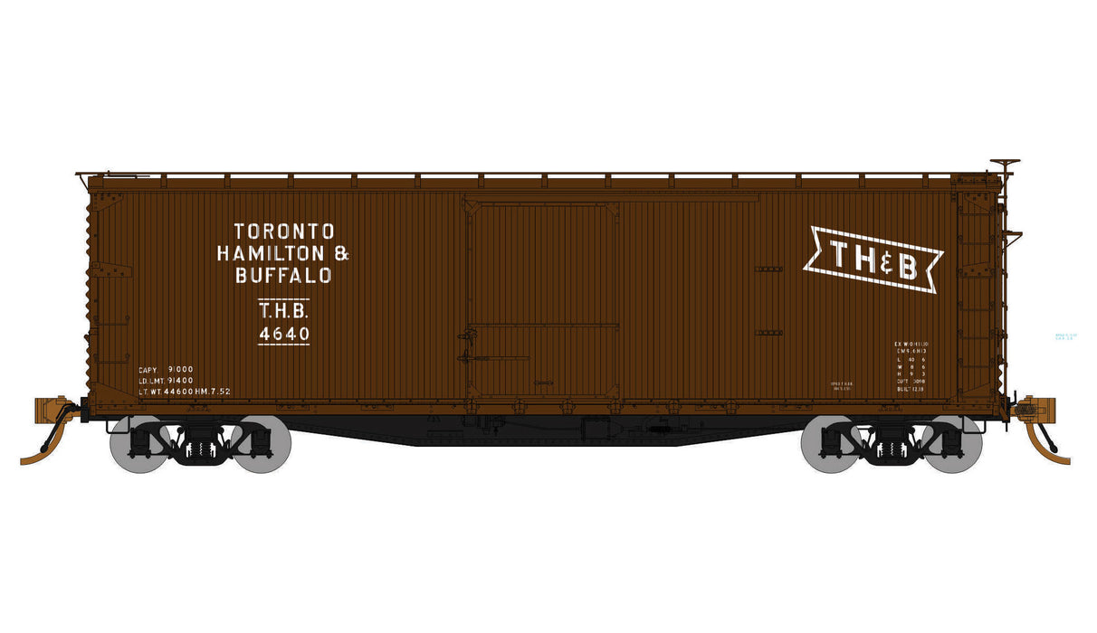 Rapido Trains 130112A HO Scale 40' USRA Boxcar Toronto Hamilton and Buffalo TH&B # Varies