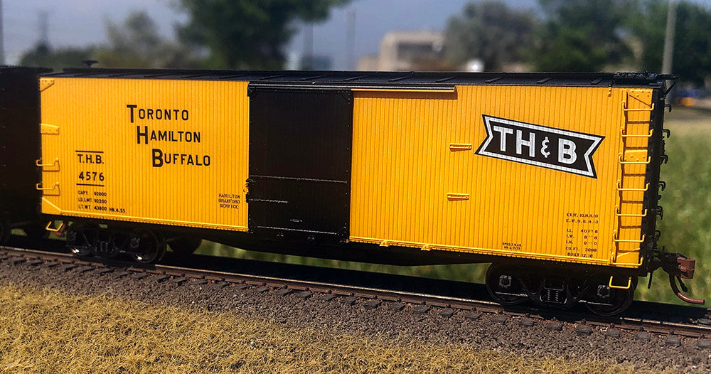 Rapido Trains 130113A HO Scale 40' USRA Boxcar Toronto Hamilton and Buffalo TH&B Yellow # Varies