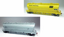 Rapido Trains 133009 HO Scale Flexi Flow Covered Hopper Conrail CR Scale Test Car 2 Pack