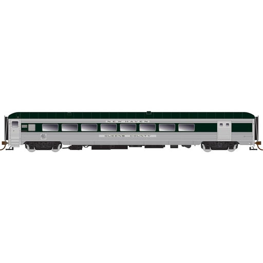 Rapido Trains 134004 HO Scale County Car with Baggage New Haven Hunter Green NH 214 Fairfield County