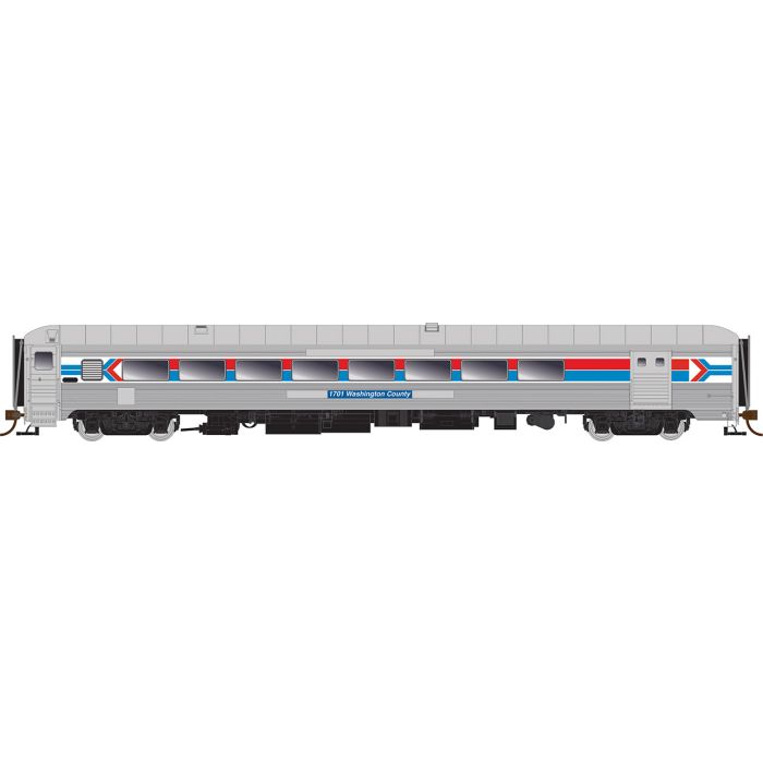 Rapido Trains 134024 HO Scale County Car with Baggage Amtrak 1700 Kent County