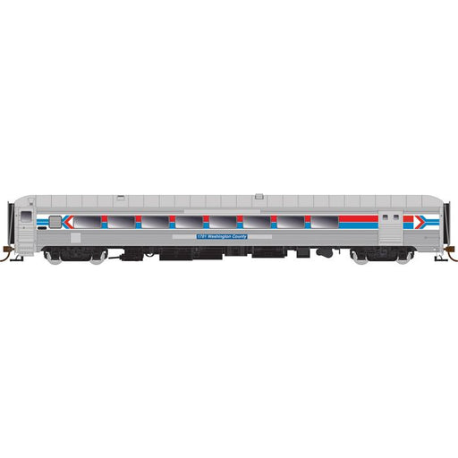 Rapido Trains 134026 HO Scale County Car with Baggage Amtrak 1703 Windham County