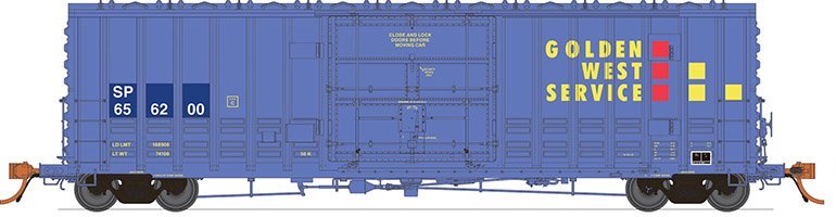 Rapido Trains 137005A HO Scale B-100-40 Boxcar "Ex Golden West Service" Southern Pacific SP Single