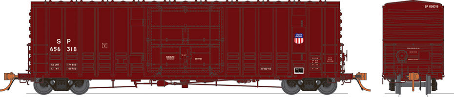 Rapido Trains 137008A HO Scale B-100-40 Boxcar "UP Shield" Southern Pacific SP Single