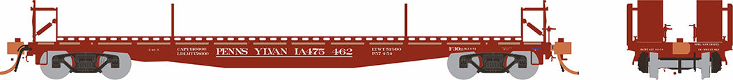 Rapido Trains 138007A HO Scale F30A 50' Flatcar "As Delivered TOFC" Pennsylvania PRR # Varies