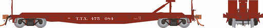 Rapido Trains 138008A HO Scale F30D 50' Flatcar Trailer Train Red TTX # Varies