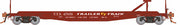 Rapido Trains 138009A HO Scale F30D 50' Flatcar Trailer Train Red Late TTX # Varies