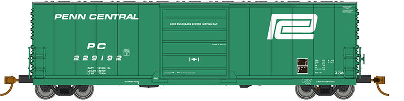 Rapido Trains 139001 HO Scale Evans X72A Boxcar Large Logo Penn Central PC 6 Pack