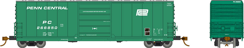 Rapido Trains 139003 HO Scale Evans X72 Boxcar Small Logo Penn Central PC 6 Pack