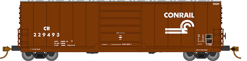 Rapido Trains 139004 HO Scale Evans X72A Boxcar Small Logo Conrail CR 6 Pack