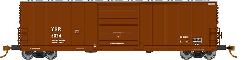 Rapido Trains 139009A HO Scale Evans X72 Boxcar Yorkrail YKR Single #Varies
