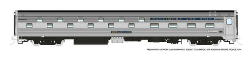 Rapido Trains 141011 HO Scale Budd Slumbercoach Baltimore & Ohio B&O 7702 Restland