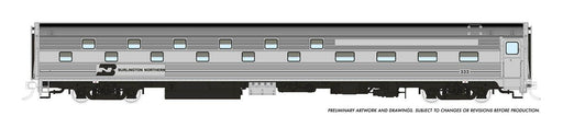 Rapido Trains 141014 HO Scale Budd Slumbercoach Burlington Northern BN 333 Loch Tay