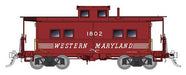 Rapido Trains 144025 HO Scale Northeastern Style Steel Caboose Speed Western Maryland WM 1802