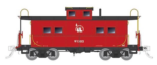 Rapido Trains 144001 HO Scale Northeastern Style Steel Caboose Liberty Scheme CNJ 91502