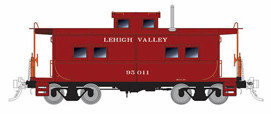 Rapido Trains 144010 HO Scale Northeastern Style Steel Caboose Lehigh Valley LV 95011