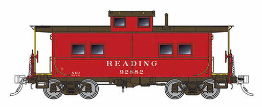 Rapido Trains 144017 HO Scale Northeastern Style Steel Caboose Reading Red RDG 92882