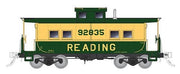 Rapido Trains 144019 HO Scale Northeastern Style Steel Caboose Reading Yellow & Green RDG 92835