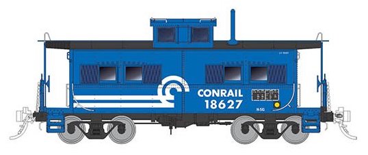 Rapido Trains 14433 HO Scale Northeastern Style Steel Caboose Conrail CR 18693