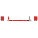 Rapido Trains 147001A HO Scale 62' Bulkhead Flatcar Canadian National (Action Red) CN # Varies